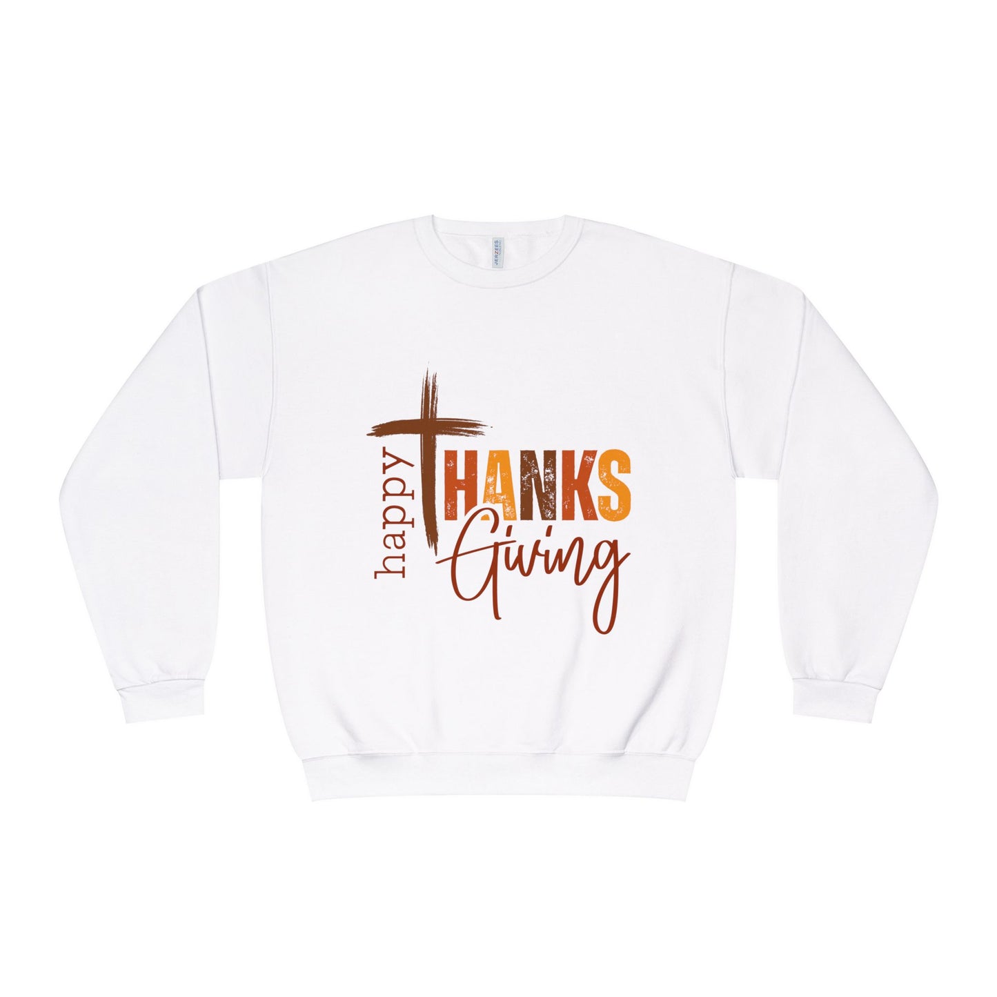 Thanksgiving Crewneck Sweatshirt Happy ThanksGiving Fall Graphic Shirt