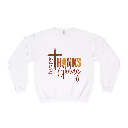 Thanksgiving Crewneck Sweatshirt Happy ThanksGiving Fall Graphic Shirt