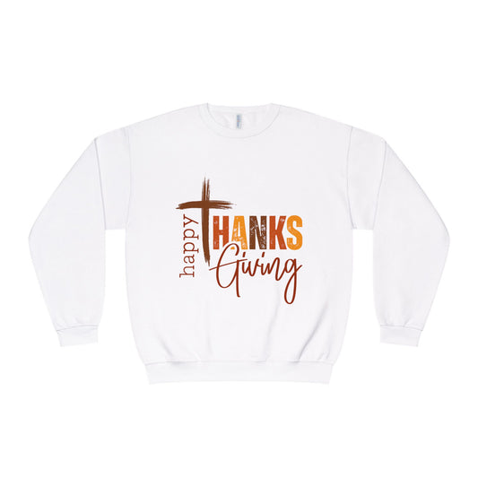 Thanksgiving Crewneck Sweatshirt Happy ThanksGiving Fall Graphic Shirt