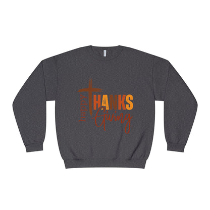Thanksgiving Crewneck Sweatshirt Happy ThanksGiving Fall Graphic Shirt