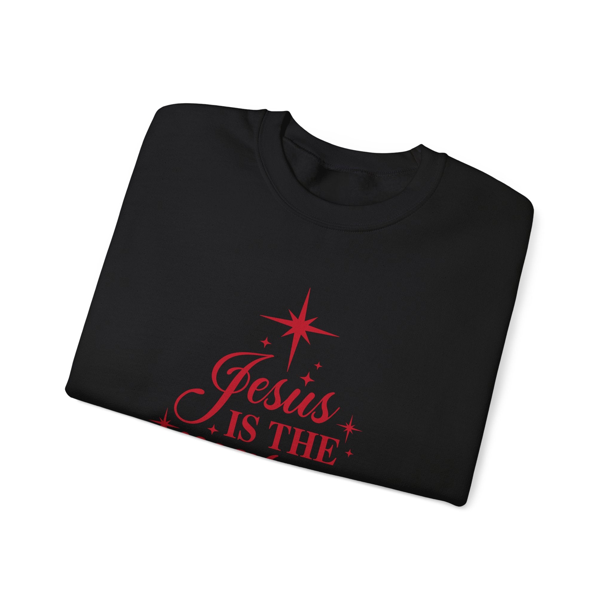 Christmas Sweatshirt — "Jesus Is the Reason for the Season" Crewneck