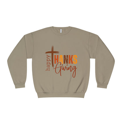 Thanksgiving Crewneck Sweatshirt Happy ThanksGiving Fall Graphic Shirt