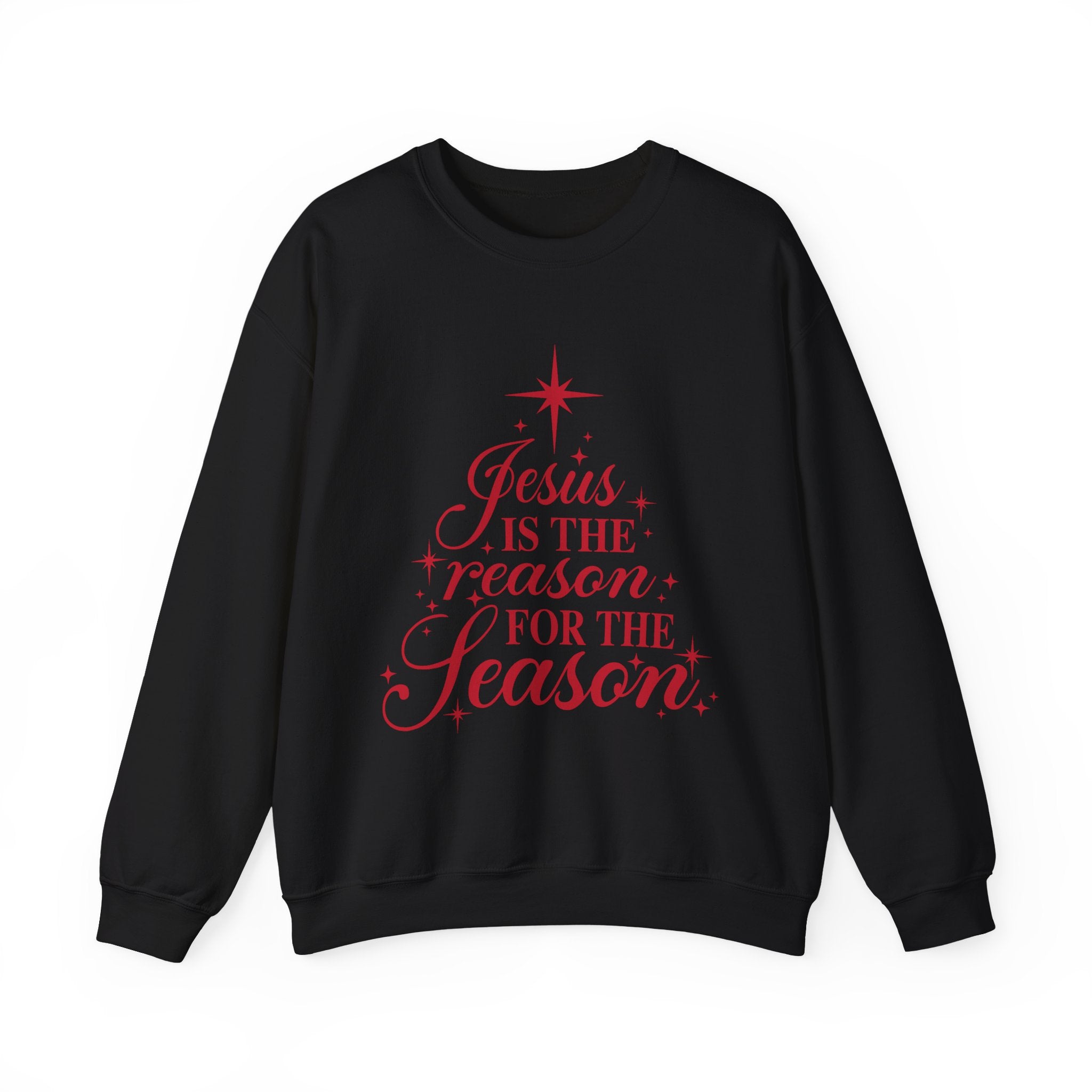 Christmas Sweatshirt — "Jesus Is the Reason for the Season" Crewneck