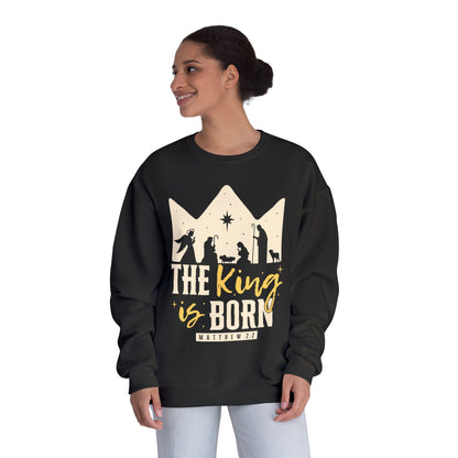 The King Is Born Christmas Tee Shirt (Matthew 2:11)  Holiday Apparel