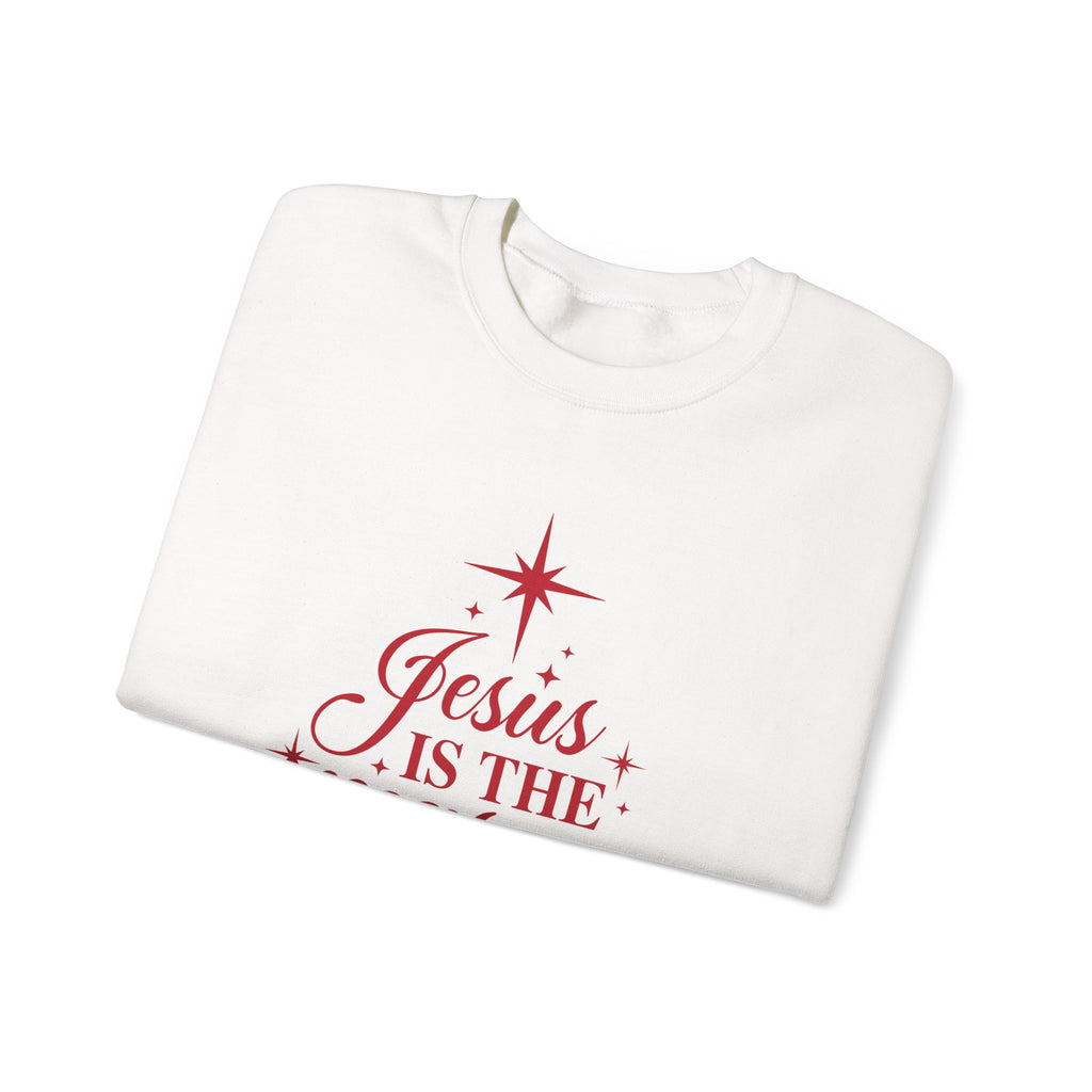Christmas Sweatshirt — "Jesus Is the Reason for the Season" Crewneck