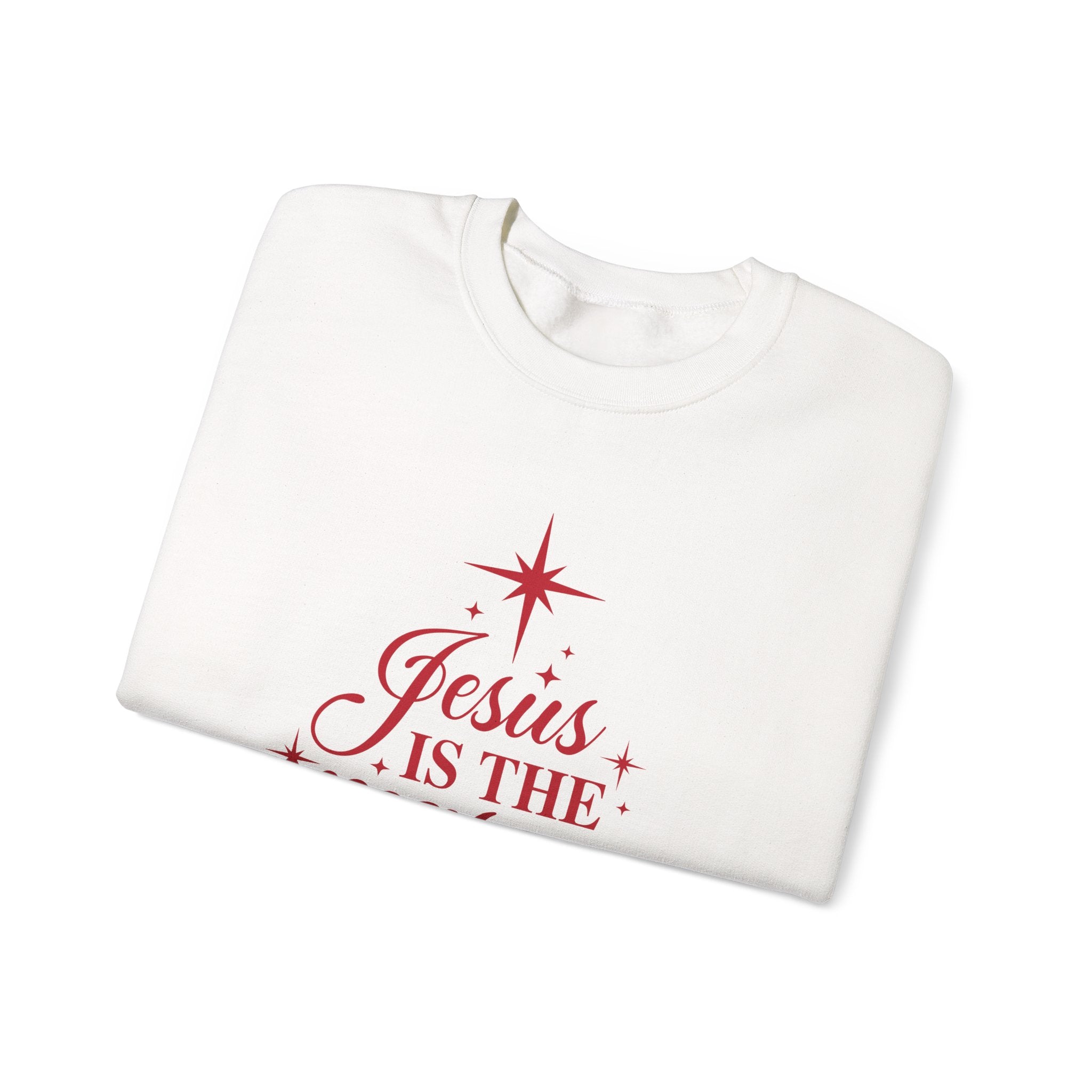 Christmas Sweatshirt — "Jesus Is the Reason for the Season" Crewneck