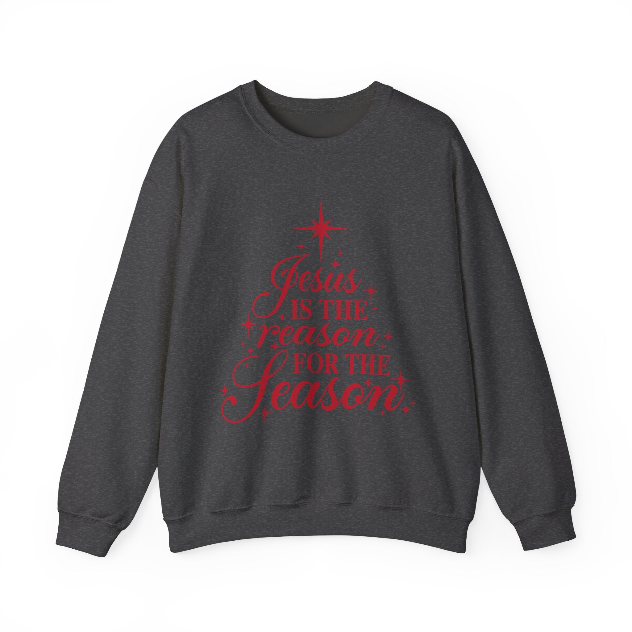 Christmas Sweatshirt — "Jesus Is the Reason for the Season" Crewneck
