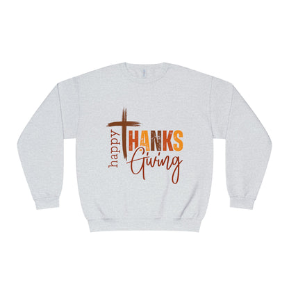 Thanksgiving Crewneck Sweatshirt Happy ThanksGiving Fall Graphic Shirt