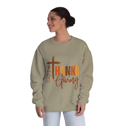 Thanksgiving Crewneck Sweatshirt Happy ThanksGiving Fall Graphic Shirt