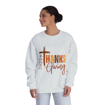 Thanksgiving Crewneck Sweatshirt Happy ThanksGiving Fall Graphic Shirt