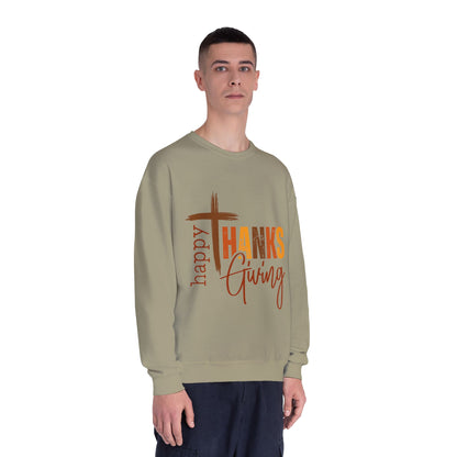 Thanksgiving Crewneck Sweatshirt Happy ThanksGiving Fall Graphic Shirt