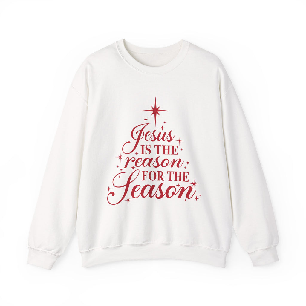 Christmas Sweatshirt — "Jesus Is the Reason for the Season" Crewneck