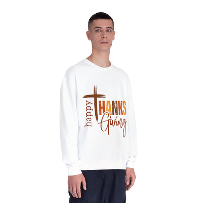 Thanksgiving Crewneck Sweatshirt Happy ThanksGiving Fall Graphic Shirt