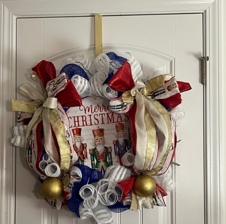 Nutcracker Christmas Wreath