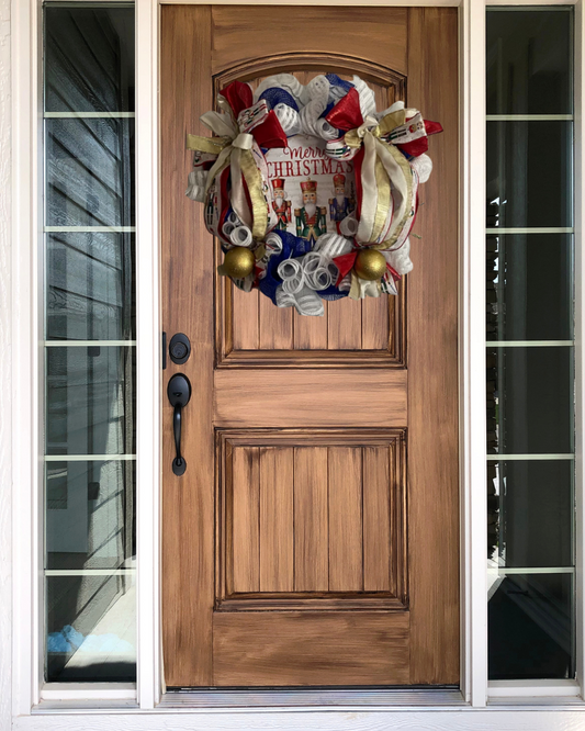 Nutcracker Christmas Wreath